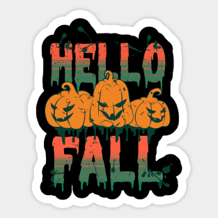 Hello Fall Sticker